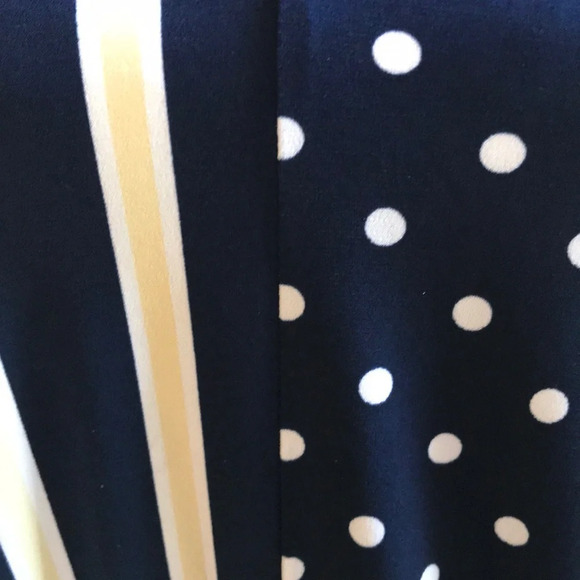 Alfani Iconic Mod polka dot and striped blouse - Picture 4 of 10